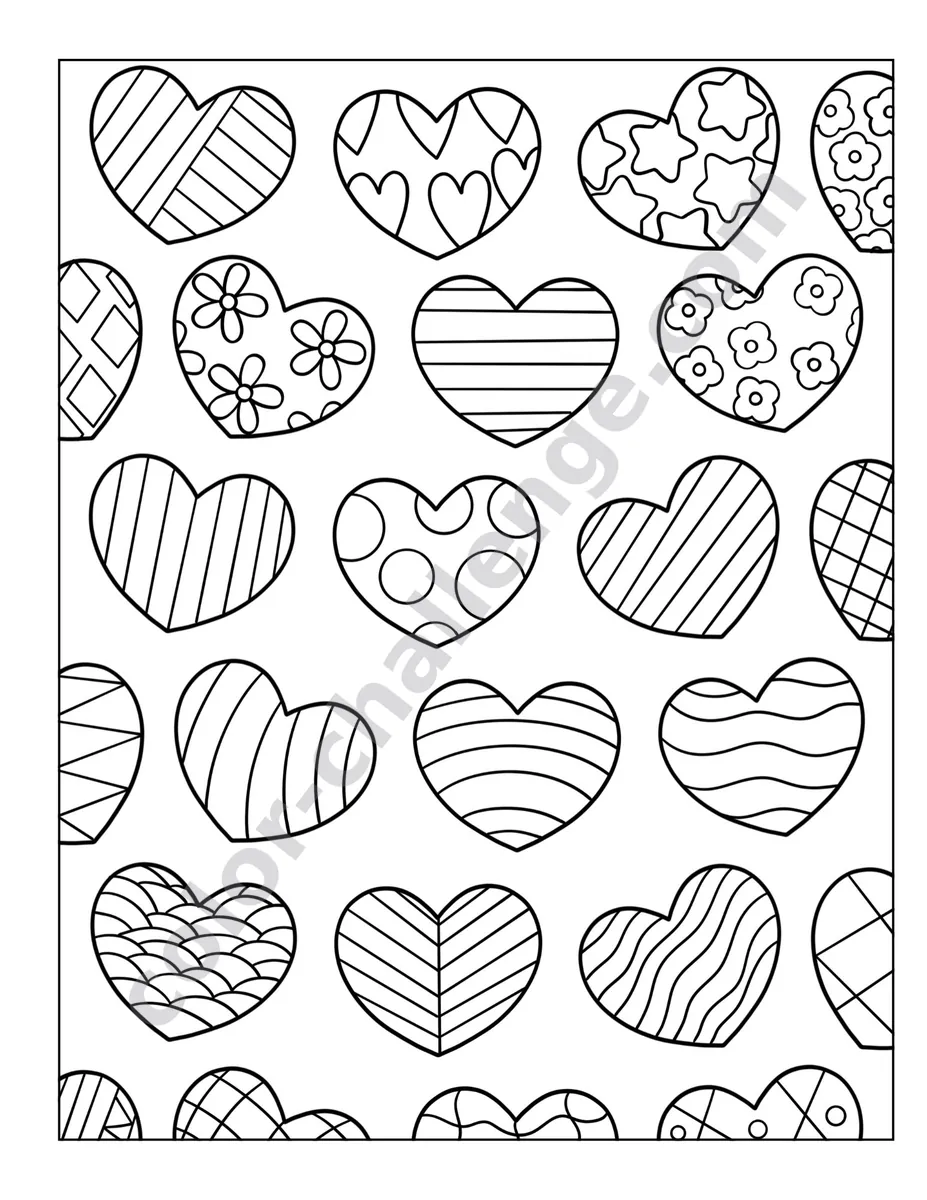 Mindfulness, relaxing coloring book sample page 2