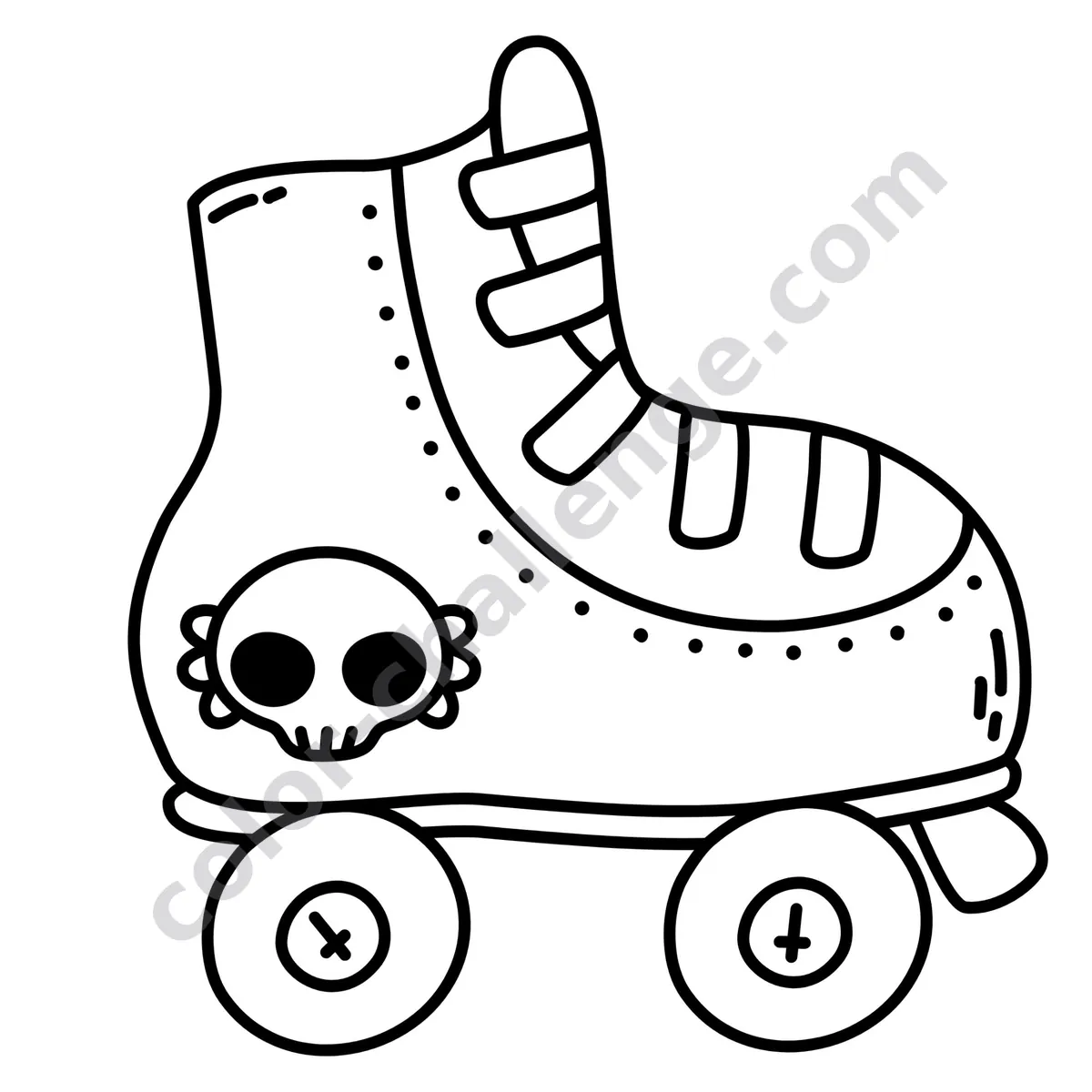Pastel Goth, pastel goth coloring book sample page 2