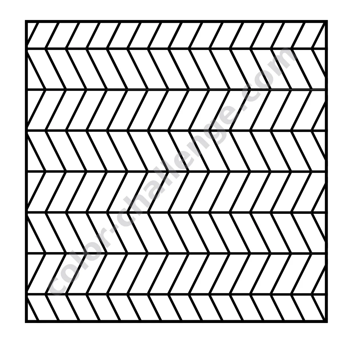 Patterns on the Go, travel pattern coloring book sample page 1