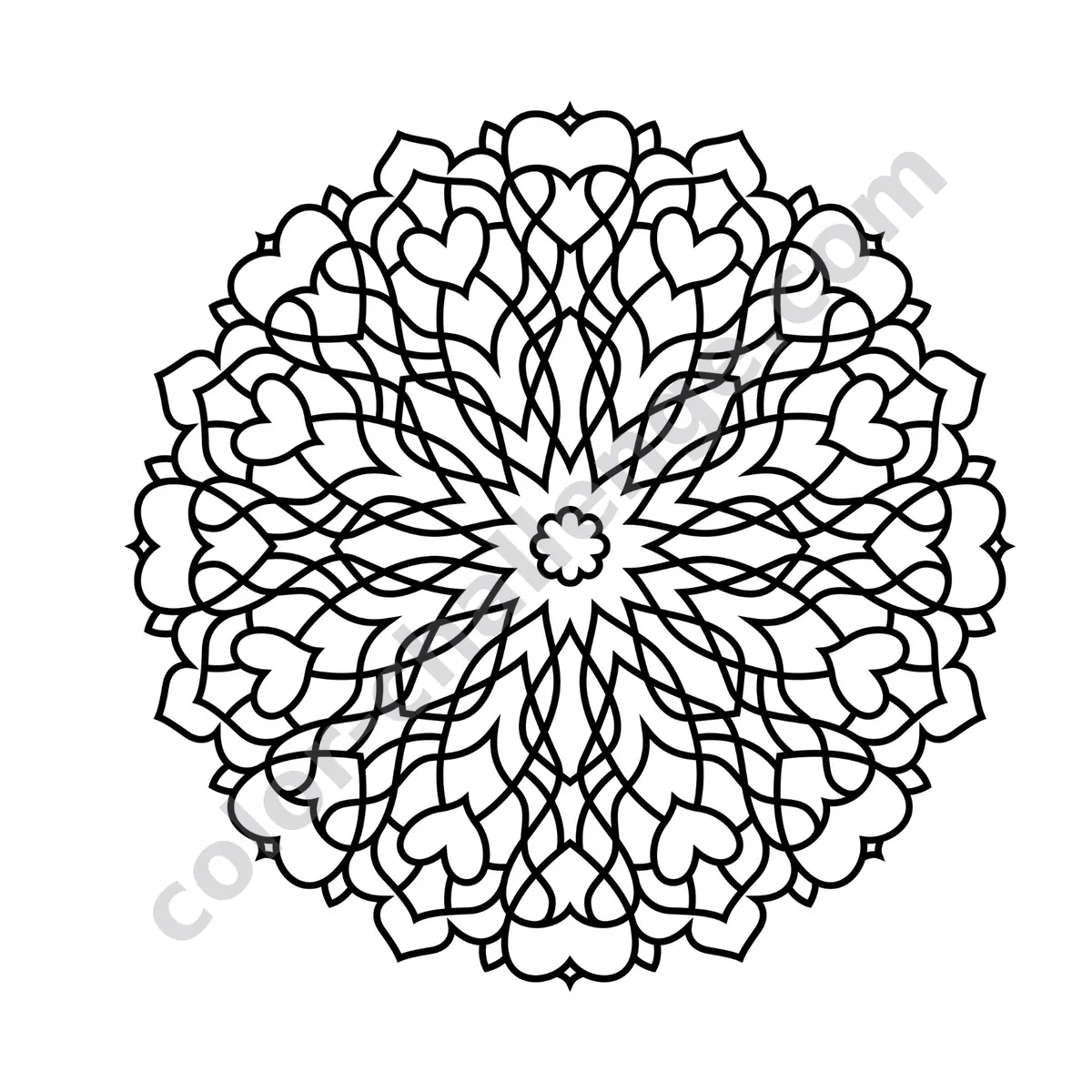 Travel Size Mandalas Vol. 2, mini mandala coloring book sample page 2