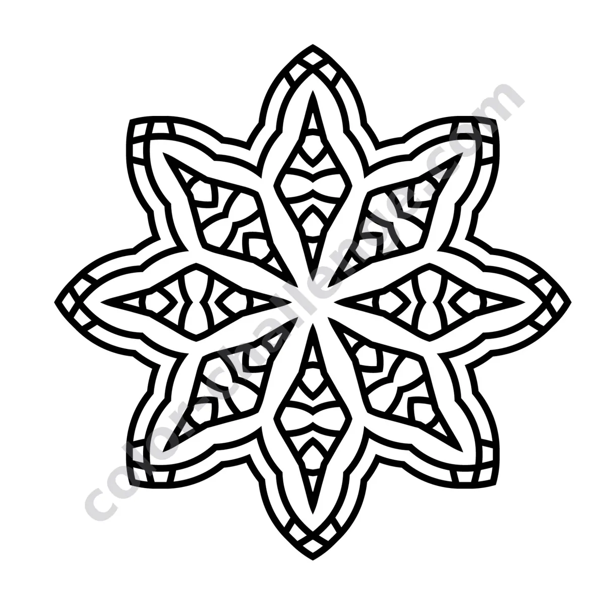 Travel Size Mandalas Vol. 4, mini mandala coloring book sample page 2