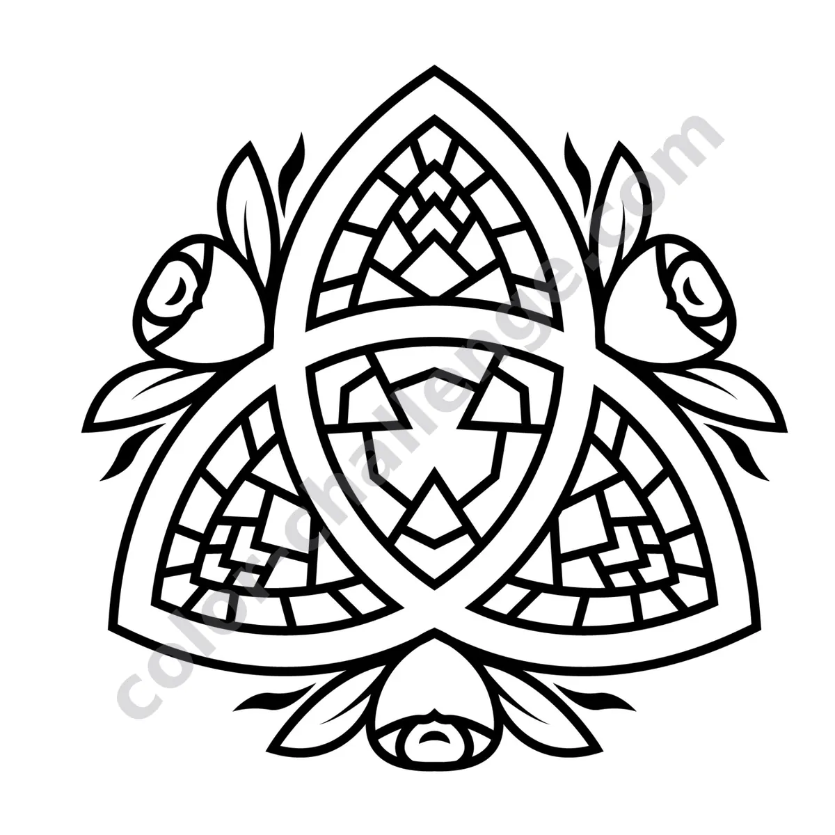 Travel Size Mandalas Vol. 4, mini mandala coloring book sample page 3